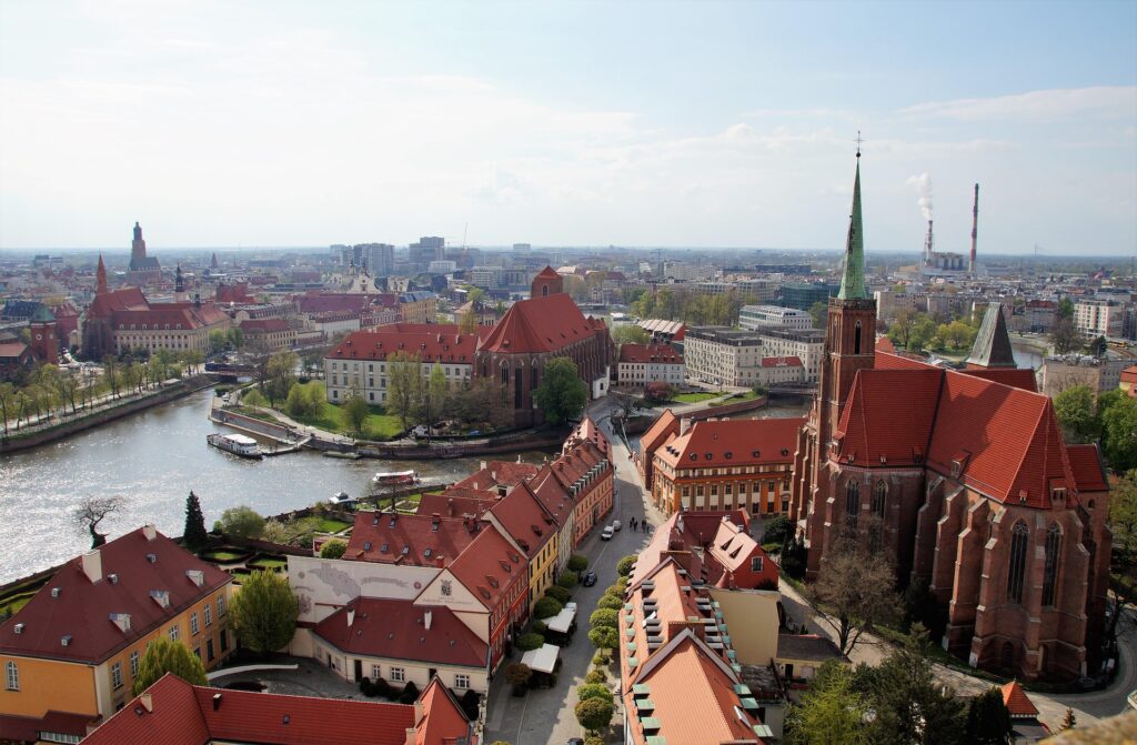 Wrocław, okolice Centrum i placu Jana Pawła II